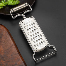 Rallador Acero Inoxidable 304 para Montaje en Bandeja Uso en Cocina 24 cm x 9 cm