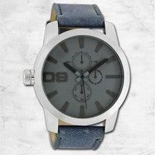 Oozoo Reloj De Pulsera Para Hombre Timepieces Analógico De Cuero Azul UOC6101A