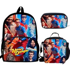 Juego de 3 piezas de mochilas escolares Henry Danger mochila de moda bolsa de libros mochilas