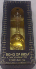 CANCIÓN DE LA INDIA ACEITE DE PERFUME CONCENTRADO PACHULÍ ELEGANTE BOTELLA DE VIDRIO SOPLADO A MANO