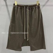 Pantalones Cortos Harén de Verano para Hombres Pantalones Cordones Cintura Media Informales Pantalones Medianos Pantalon