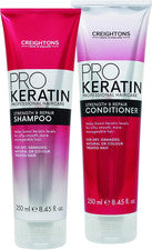 Juego de champú y acondicionador Keratin Pro 2 X 250 ml paquete cuidado profesional del cabello para