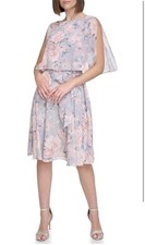 Vestido de fiesta Jessica Howard floral de chifón con capas para mujer