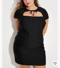 Vestido Wild Fable Mini Cambio Para Mujer XXL Negro Manga Corta Clásico De Moda