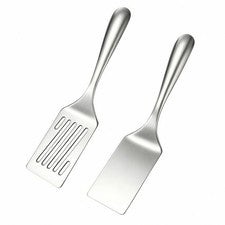 2 Piezas Volteador de Barbacoa Acero Inoxidable Volteador de Acero Inoxidable para Cocina, Grillmeister