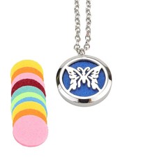 Collar de perfume colgante de aceite esencial de aromaterapia para mujer colgante de fragancia