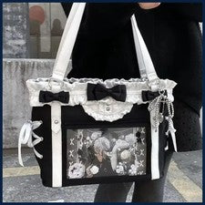 Nuevo Diseño de Moda para Niñas Y2K Ulzzang Ita Bolso Dulce Estilo Preppy Bolso de Hombro