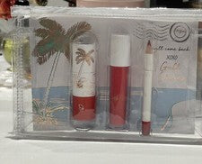 Kit de labios BELK Beauty de 3 piezas - Gulf Shores rojo frambuesa
