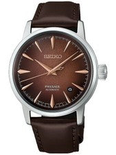 Seiko Presage Cocktail Time HCB003J reloj automático de cuero Japón NUEVO