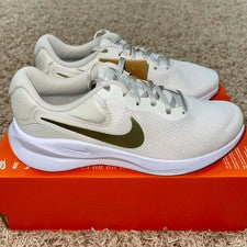 Zapatos para correr en carretera Nike Revolution 7 para mujer Phantom Bone FB2208-010, talla 8/8,5