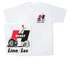 CAMISETA HURST Line/Lock (53) estilo retro vintage hot rod NHRA