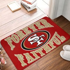 Alfombra decorativa Forever Faithful San Francisco 49ers 16*24 pulgadas