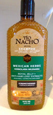 Champú Hierbas Mexicanas Tio Nacho, Cuidado Fortalecedor del Cabello 14 Fl Oz Jalea Real