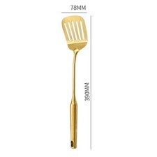 Versátil Juego de Utensilios de Cocina de Acero Inoxidable Dorado Utensilios de Cocina Multiusos