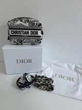 Bolso de cosméticos Dior Beauty Plan De Paris bordado / bandolera - con caja y bolsa para el polvo