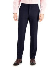 Pantalones ajustados Kenneth Cole Reaction Techni Cole para hombre azul marino 37 W 32L