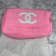 Bolso Bandolera Chanel Precisión GWP VIP Barbie Rosa con Negro CC Hombro Difuso Nuevo