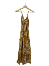 Vestido de tirantes Vila estampado floral vestido de verano mujer marrón talla 36
