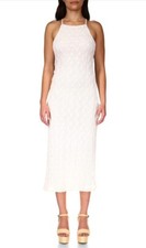 Nuevo con etiquetas Vestido Sanctuary Mujer Crochet Into The Night Talla Pequeña Marfil Primavera