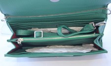 $395 Nuevo HAMMITT Cuero Guijarro AJ BANDOLERA Bolso sin asas VERDANT VERDE Tachuelas