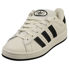 adidas Campus 00s Herren -Sneaker aus Leder und Textil in Weiß Schwarz 37 1/3 EU