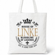 Bolso de Mano House Of LINKE Nombre Familiar Regalo de Cumpleaños