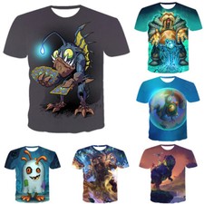 Clásico Juego Stone Streetwear Camiseta Impresa en 3D Para hombres Mujeres Moda Informal Prendas para el torso