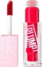 Brillo de labios Maybelline Lifter regordete chile pimienta rellenante en 004 bandera roja 5,4 ml