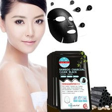 Máscara facial negra limpia carbón bambú drdong (paquete de 10)