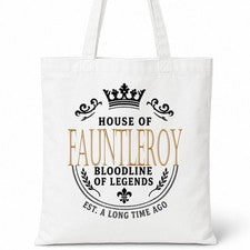 Bolso de Mano FAUNTLEROY Family Surname House Of White Algodón