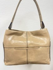 Bolso de Hombro HOBO Seneca 100% Cuero Genuino, Color Arena Nuevo con Etiquetas $298.00