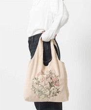 BOLSO TOTE BORDADO JUBILEO William Morris patrón C-Beige (40x60cm)