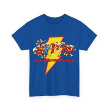 Camiseta Marvel Family Para Hombre Unisex Estilo Vintage Mary Marvel Hoppy Bunny DC