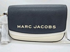 Bolso de Hombro Marc Jacobs The Bold Saddle Cuero Negro/Multi Nuevo JL026105