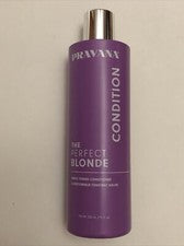 NUEVO Acondicionador tonificante Pravana The Perfect Blonde púrpura para mujer 11 fl oz