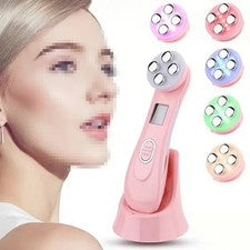 Dispositivo de lifting facial estiramiento de la piel rostro belleza terapia cuidado de la piel herramienta rosa