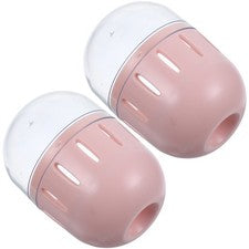 2 PIEZAS Estuche de Esponja de Belleza Maquillaje Huevos Soporte Polvo Puff Organizador