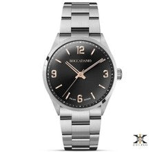 Boccadamo - Reloj solo para hombre con esfera negra MT003