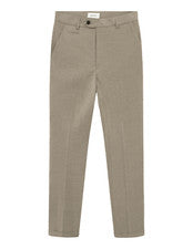 Pantalones de traje de sarga Les Deux Como, estilo # LDM510132, talla 34/30, arena ligera melange