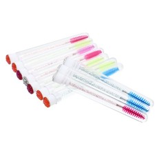 Tubo de rímel vacío recargable 10 piezas tubos herramienta de maquillaje de belleza con varita