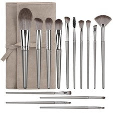 Pinceles de Maquillaje, Juego de 14 Pinceles de Maquillaje Profesional