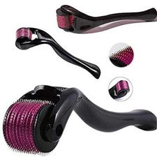 Rodillo de microagujas de 0,25 mm para el cuidado facial, del cabello y la barba