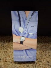 Reloj Médico Speidel Scrub™ Correa Azul Original para Profesionales Médicos y Estudiantes