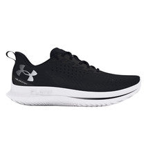 ZAPATO TENIS UNDER ARMOUR PARA HOMBRE NEGRO/BLANCO AU VELOCITI PACE 6009107-002