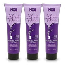 3x Acondicionador clásico de queratina para el cuidado del cabello Xpel 300 ml