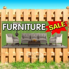 VENTA DE MUEBLES Publicidad Decoración del Hogar Vinilo Bandera Letrero EE. UU. SB11187
