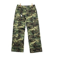 Moda Nova Pantalones de Carga Para Hombres Grandes Verde Camuflaje Militar Táctico Pintura Salpicaduras