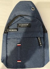 Moda Instinto-Bolso de Hombro-Lona-Mensajero-Deporte Nylon-Bolso Bandolera-Azul