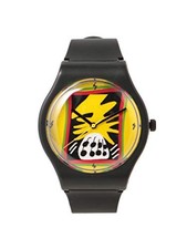 SAVNAC Algodón Pan Ilustración Reloj Bad Brains BEAMS Japón Arte Reloj Nuevo