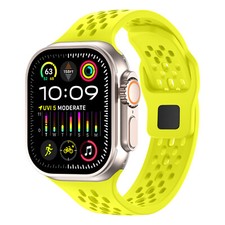 Correa deportiva transpirable de silicona suave para Apple Watch Series Ultra3 11/10/9